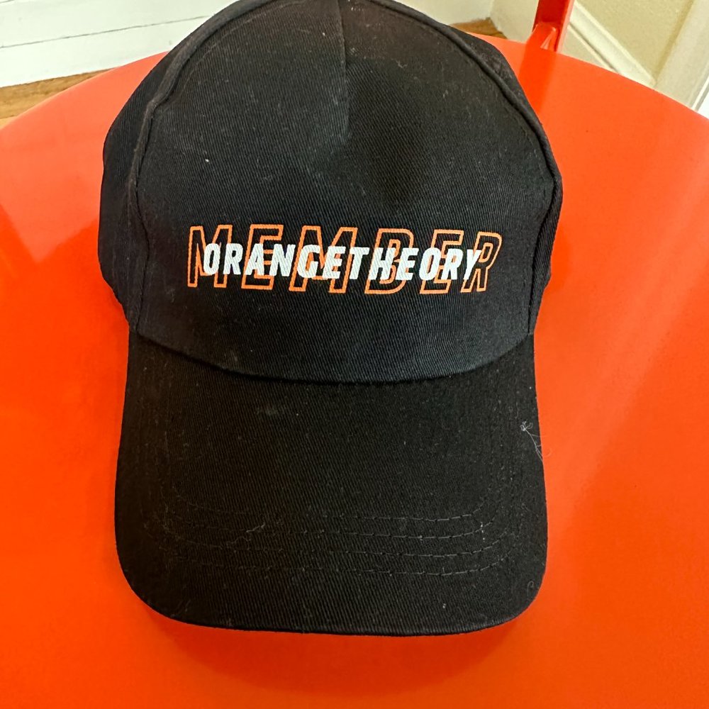 Black OrangeTheory Member Adjustable Baseball Cap NWOT